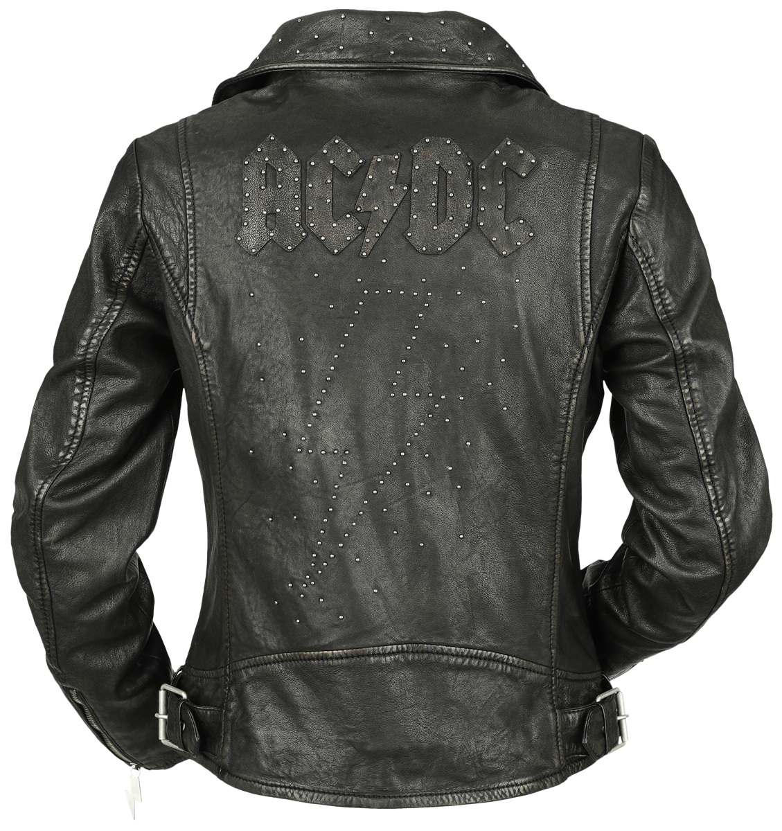 Veste en cuir  de AC/DC - EMP Signature Collection - L - pour Femme - noir - AC/DC - View 2