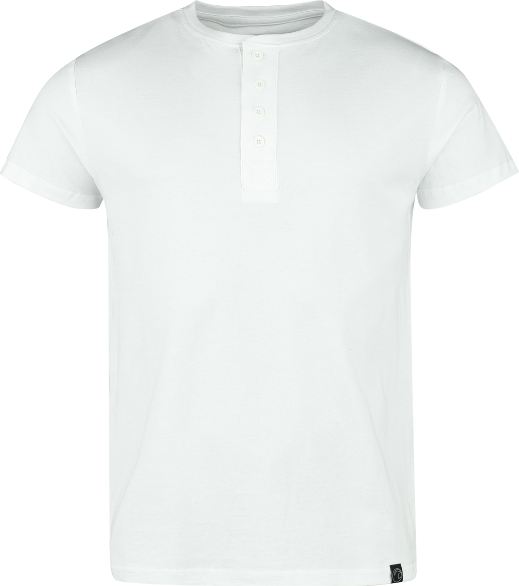 T-Shirt Manches courtes  de Black Premium by EMP - T-shirts Henley - Lot de 2 - S à XXL - pour Homme - noir/blanc - Black Premium by EMP - View 2