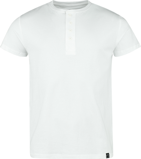 T-Shirt Manches courtes  de Black Premium by EMP - T-shirts Henley - Lot de 2 - S à XXL - pour Homme - noir/blanc - Black Premium by EMP - View 2