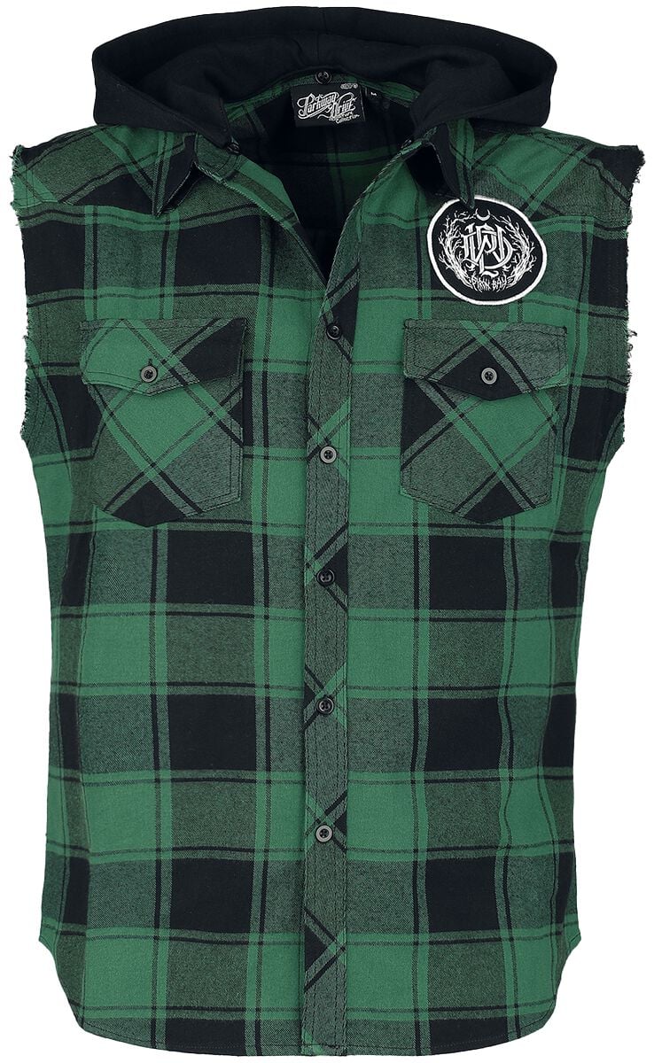 Chemise en flanelle  de Parkway Drive - EMP Signature Collection - S à M - pour Homme - vert/noir - Parkway Drive