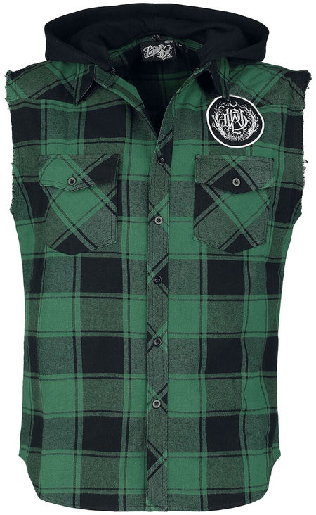 Chemise en flanelle  de Parkway Drive - EMP Signature Collection - S à M - pour Homme - vert/noir - Parkway Drive