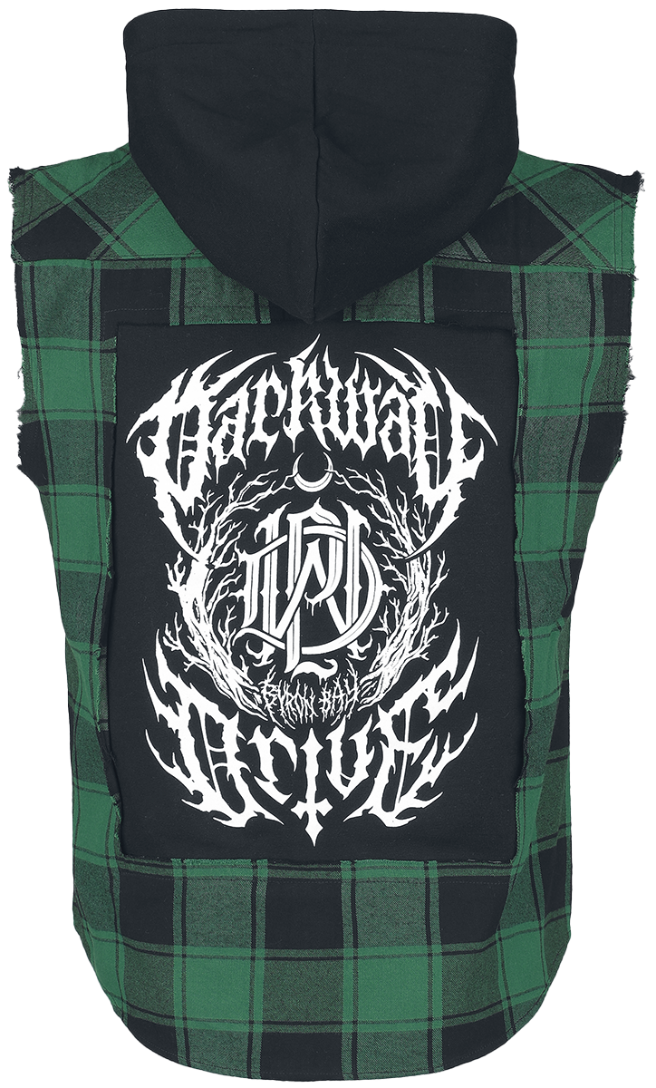 Chemise en flanelle  de Parkway Drive - EMP Signature Collection - S à M - pour Homme - vert/noir - Parkway Drive - View 2