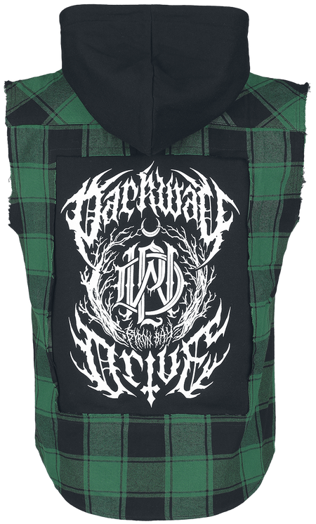 Chemise en flanelle  de Parkway Drive - EMP Signature Collection - S à M - pour Homme - vert/noir - Parkway Drive - View 2