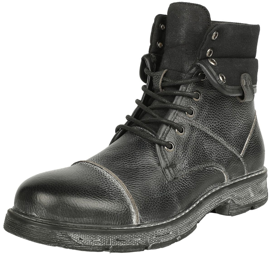 Bottes  de Black Premium by EMP - Boots With Used Details And Double Shaft - EU40 à EU47 - pour Homme - noir - Black Premium by EMP