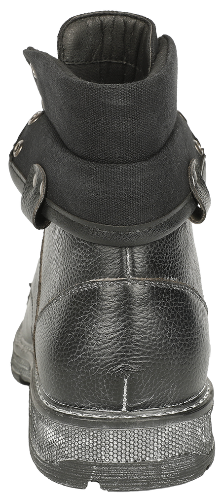 Bottes  de Black Premium by EMP - Boots With Used Details And Double Shaft - EU40 à EU47 - pour Homme - noir - Black Premium by EMP - View 2