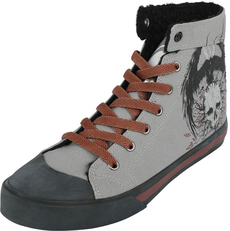 Baskets hautes  de Black Premium by EMP - Walk The Line - EU37 à EU38 - pour Unisexe - gris - Black Premium by EMP