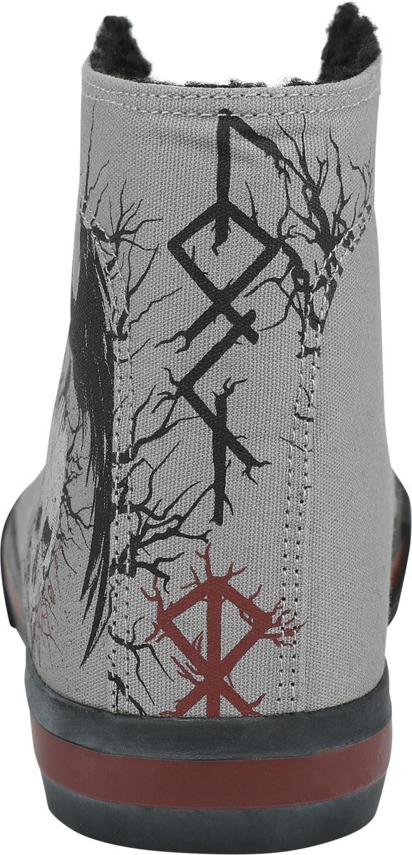 Baskets hautes  de Black Premium by EMP - Walk The Line - EU37 à EU38 - pour Unisexe - gris - Black Premium by EMP - View 2