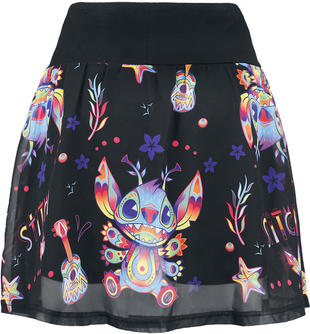 Jupe courte Disney de Lilo & Stitch - Viva Mexico - S à 3XL - pour Femme - multicolore - Lilo & Stitch - View 2