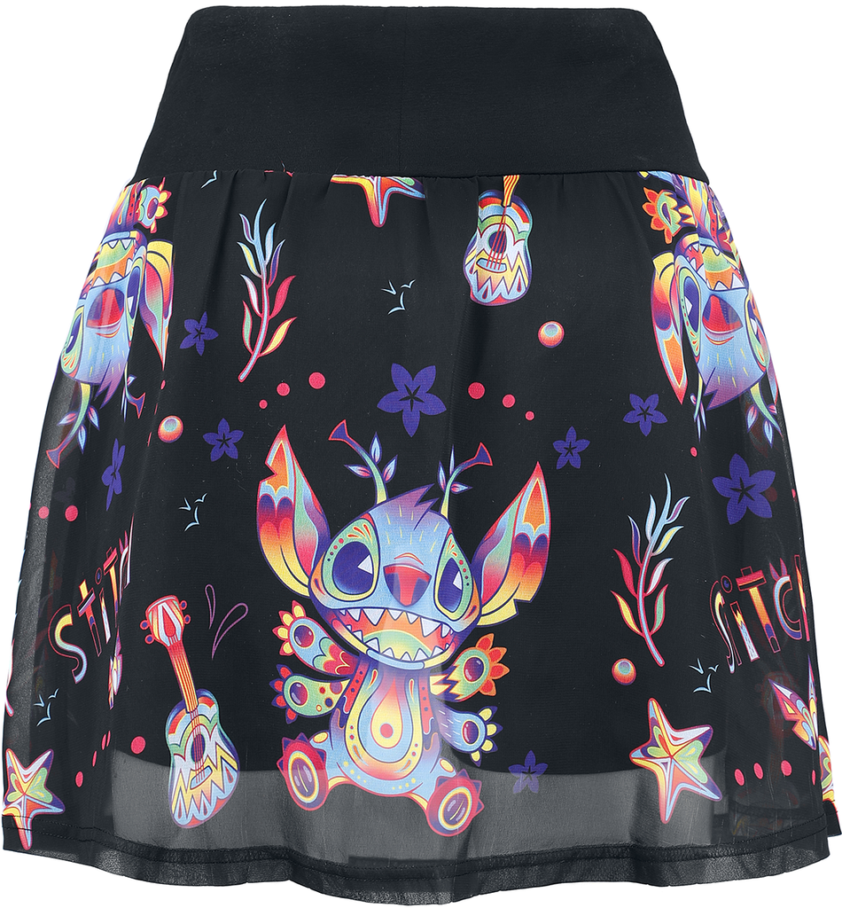 Jupe courte Disney de Lilo & Stitch - Viva Mexico - S à 3XL - pour Femme - multicolore - Lilo & Stitch - View 2