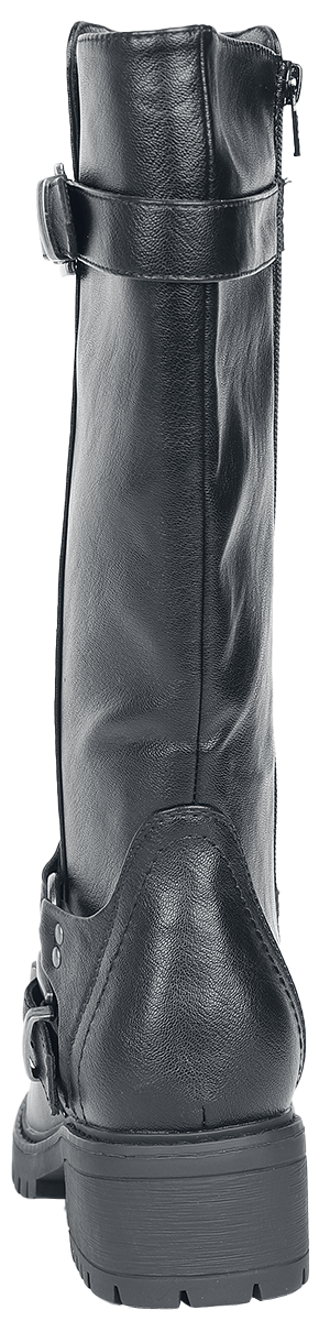 Bottes  de Rock Rebel by EMP - Bottines avec Boucles & Clous - EU37 à EU39 - pour Femme - noir - Rock Rebel by EMP - View 2