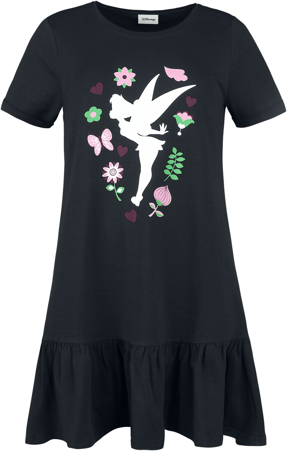 Robe longue Disney de Peter Pan - Tinker Bell - Flower - S à M - pour Femme - noir - Peter Pan