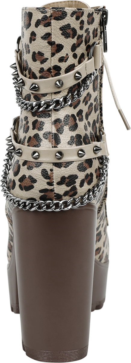Talons hauts  de Rock Rebel by EMP - Imprimé Léopard - Bottines à Talons - EU39 - pour Femme - léopard - Rock Rebel by EMP - View 2