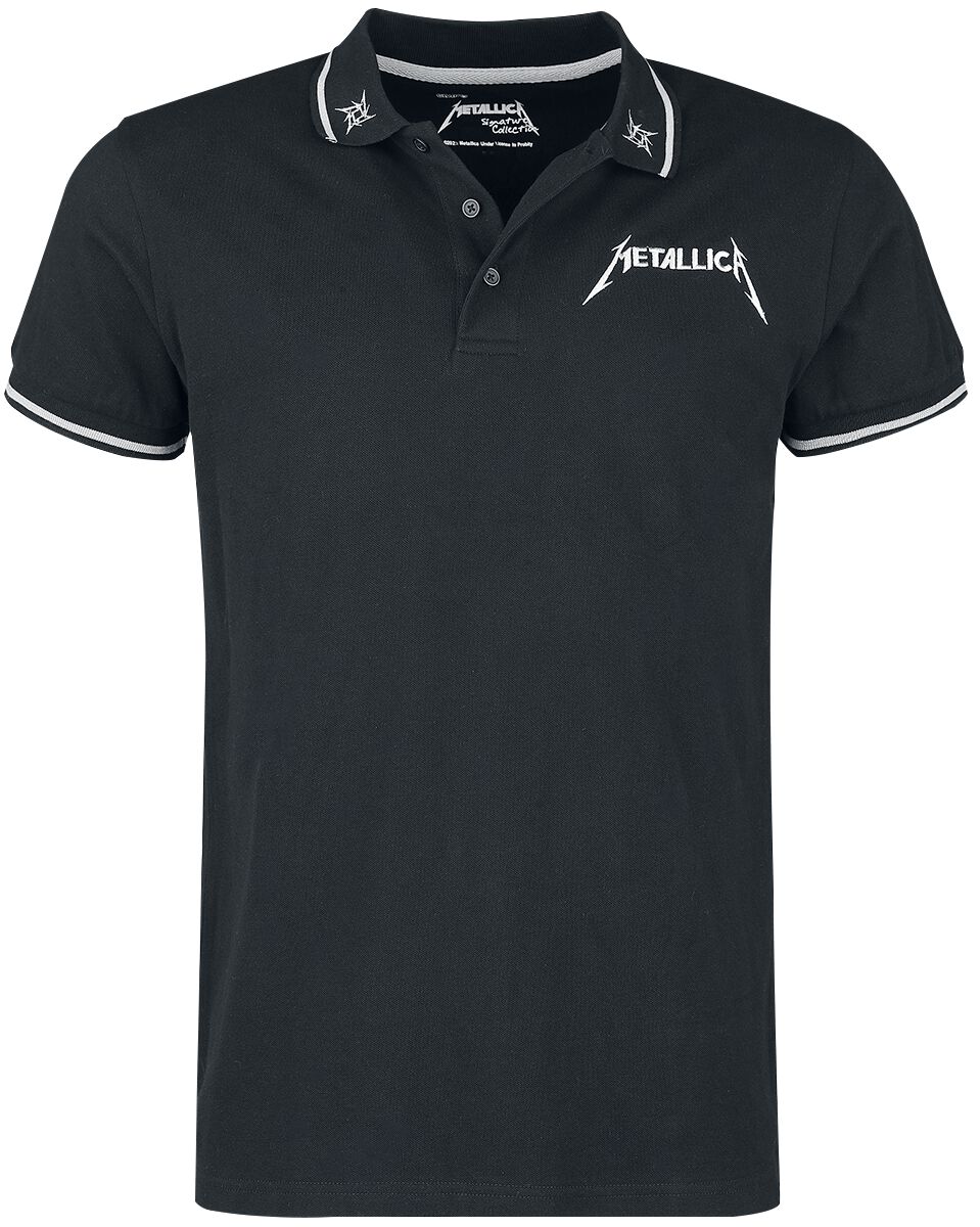 Polo  de Metallica - EMP Signature Collection - M à 3XL - pour Homme - noir - metallica