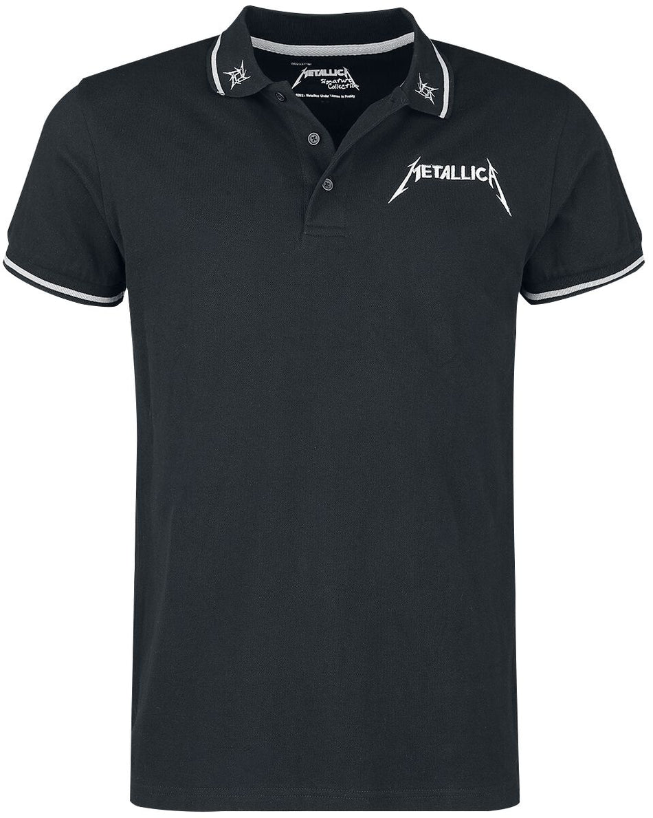 Polo  de Metallica - EMP Signature Collection - M à 3XL - pour Homme - noir - metallica