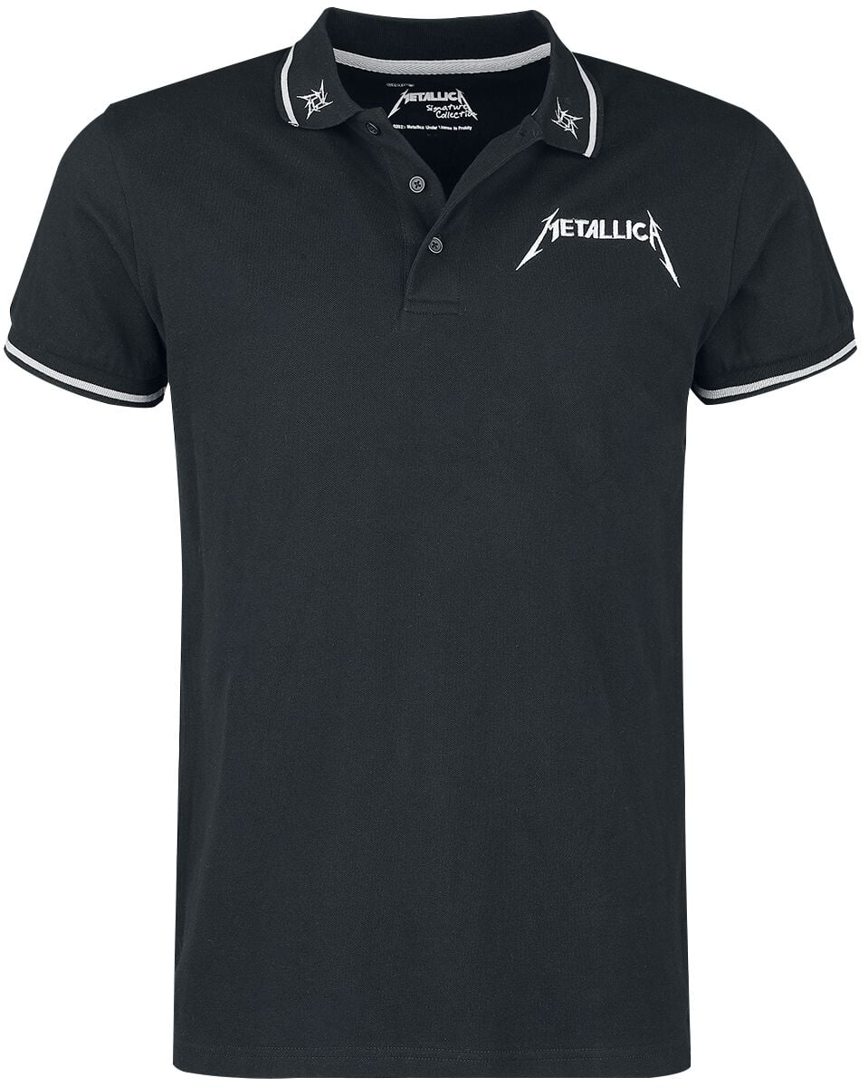 Polo  de Metallica - EMP Signature Collection - M à 3XL - pour Homme - noir - metallica