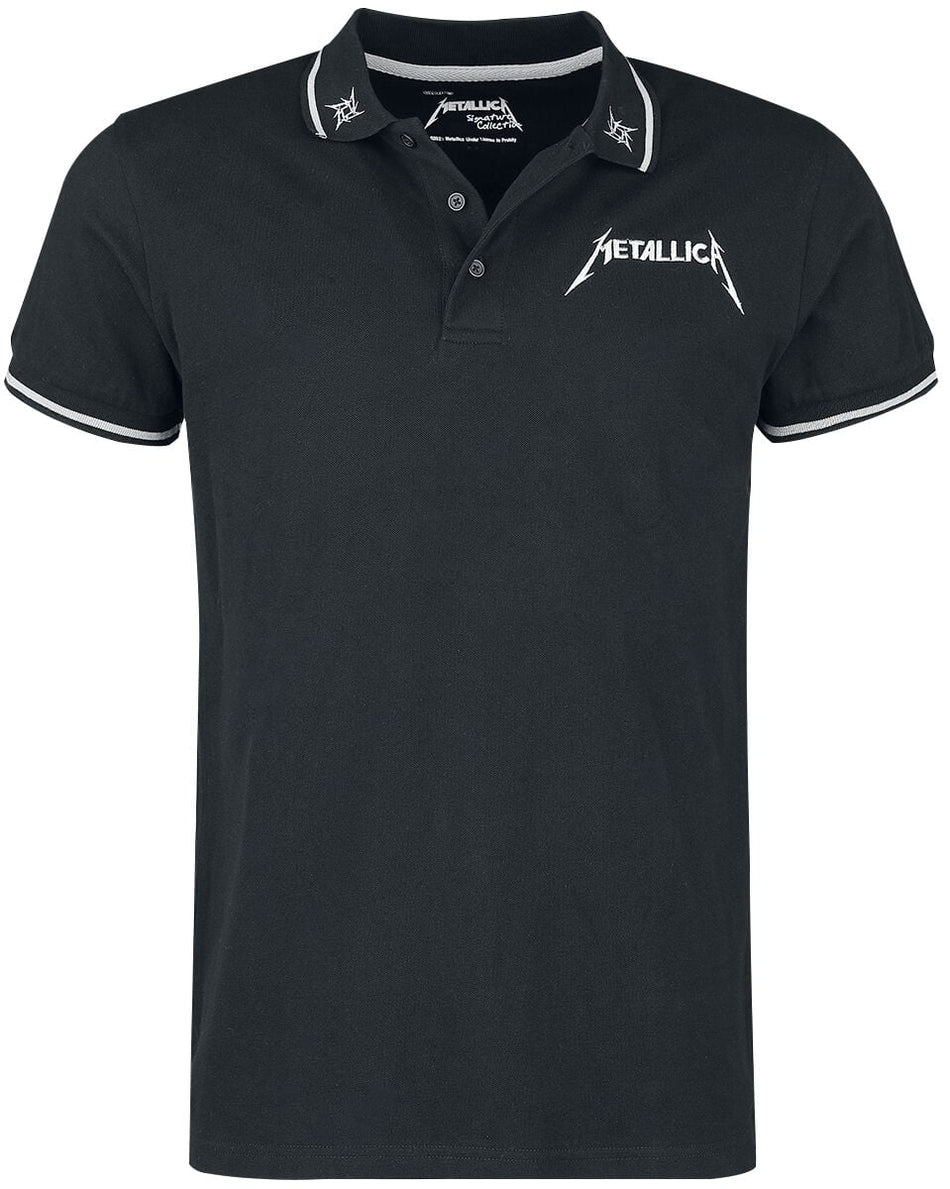 Polo  de Metallica - EMP Signature Collection - M à 3XL - pour Homme - noir - metallica