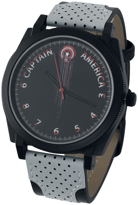 Montres bracelets Disney de Captain America - Bouclier - pour Unisexe - multicolore - Captain America