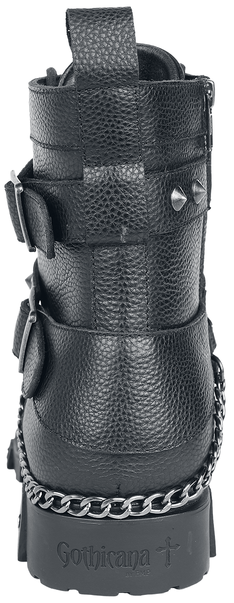 Bottes Gothic de Gothicana by EMP - Bottines avec chaînes & boucles - EU40 à EU47 - pour Homme - noir - Gothicana by EMP - View 2
