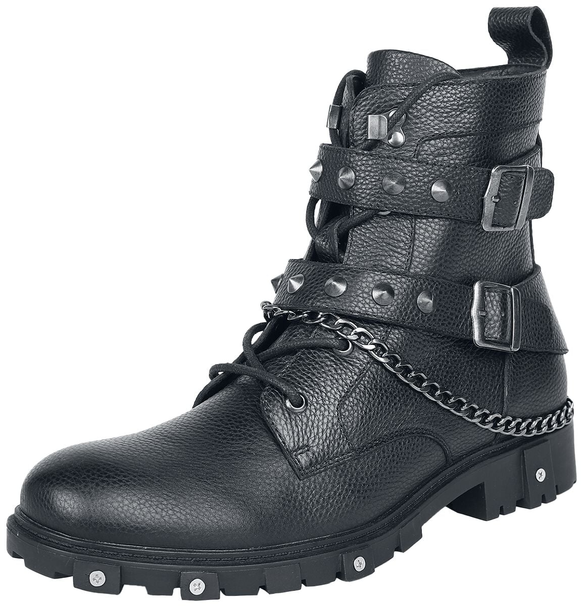 Bottes Gothic de Gothicana by EMP - Bottines avec chaînes & boucles - EU40 à EU47 - pour Homme - noir - Gothicana by EMP