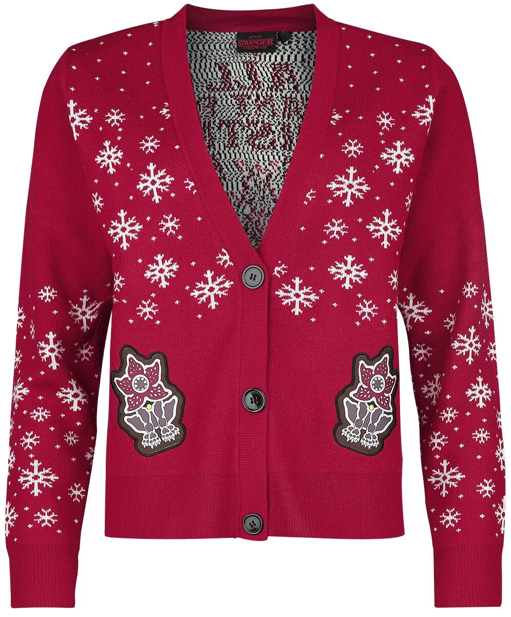 Gilets & Ponchos  de Stranger Things - All I want for christmas is a demodog - S à L - pour Femme - multicolore - Stranger Things