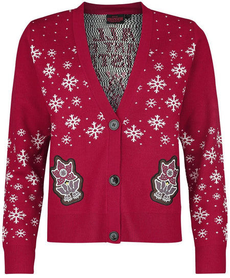 Gilets & Ponchos  de Stranger Things - All I want for christmas is a demodog - S à L - pour Femme - multicolore - Stranger Things