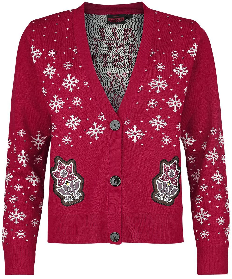 Gilets & Ponchos  de Stranger Things - All I want for christmas is a demodog - S à L - pour Femme - multicolore - Stranger Things