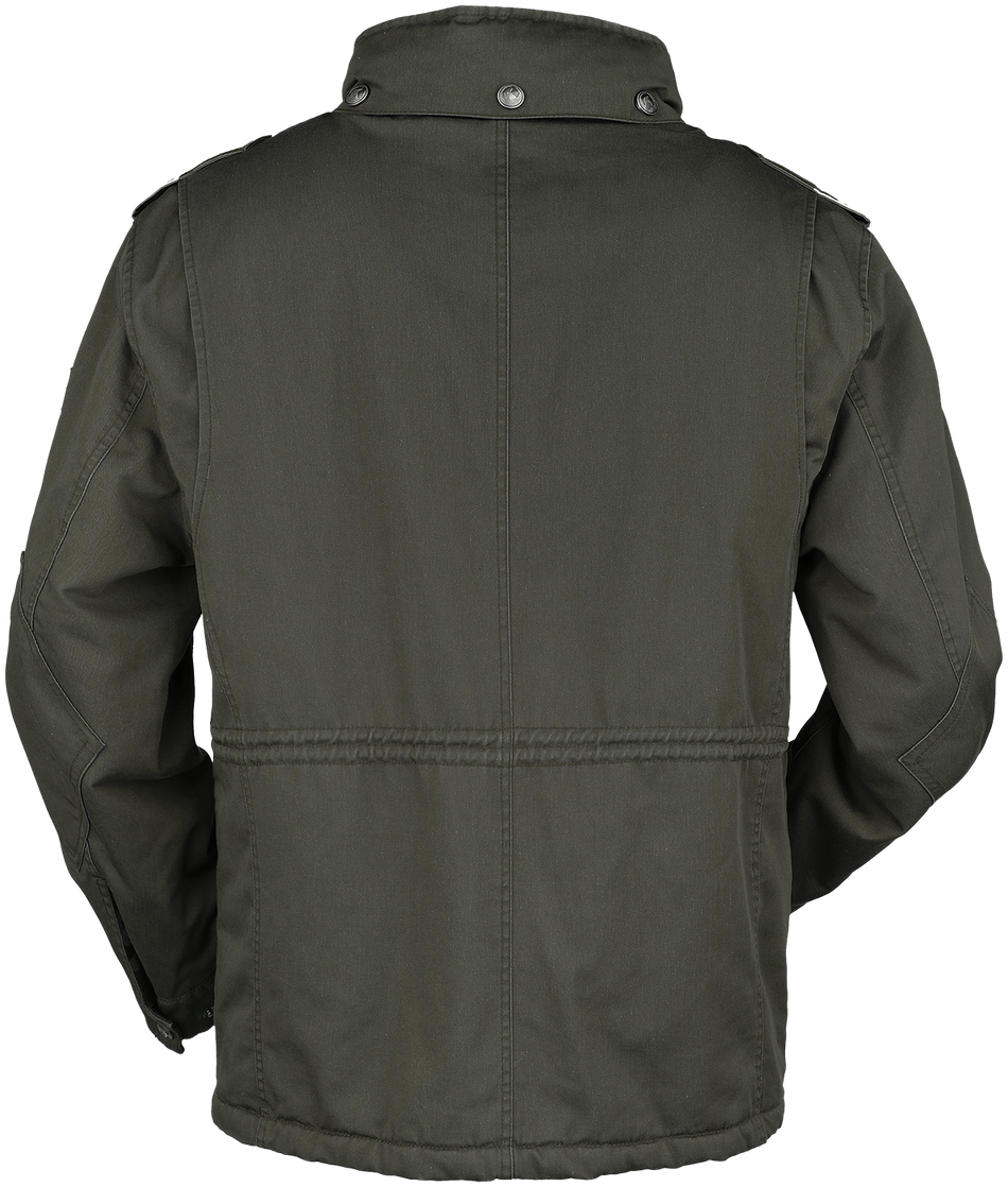 Veste d'hiver  de Black Premium by EMP - Veste avec capuche dissimulée - S à M - pour Homme - camouflage kaki - Black Premium by EMP - View 2