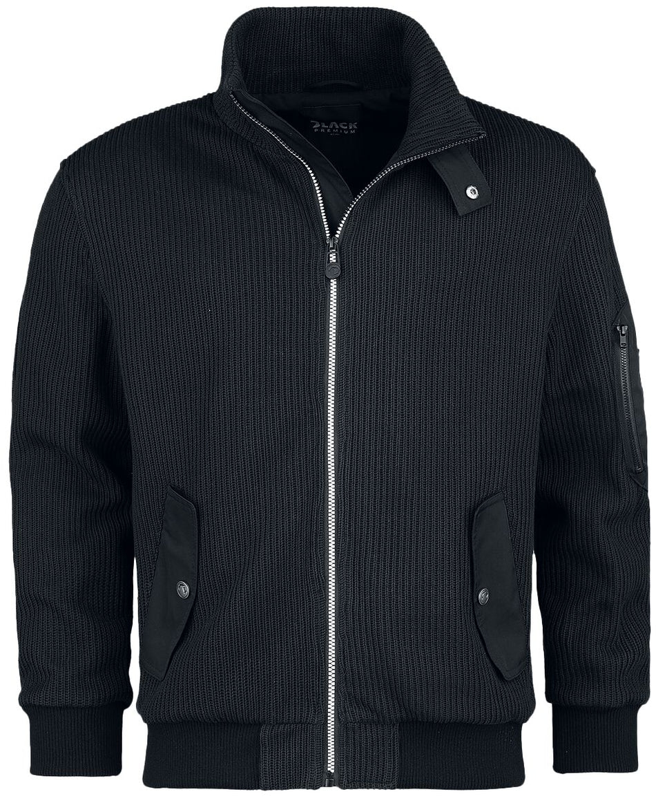 Veste mi-saison  de Black Premium by EMP - Veste avec poches sur les manches - S à XXL - pour Homme - noir - Black Premium by EMP