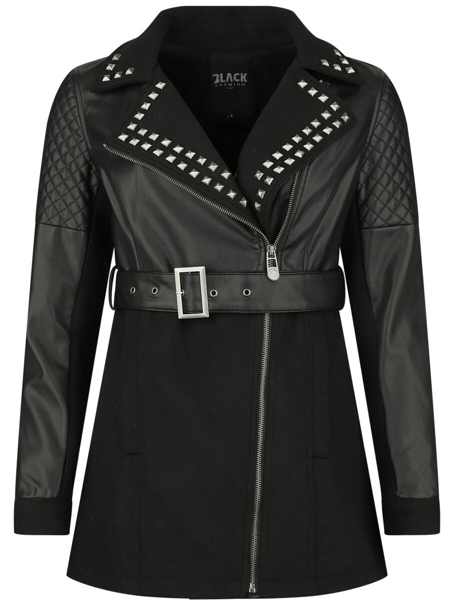 Veste mi-saison  de Black Premium by EMP - Veste en simili-cuir - M - pour Femme - noir - Black Premium by EMP