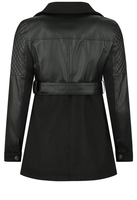 Veste mi-saison  de Black Premium by EMP - Veste en simili-cuir - M - pour Femme - noir - Black Premium by EMP - View 2