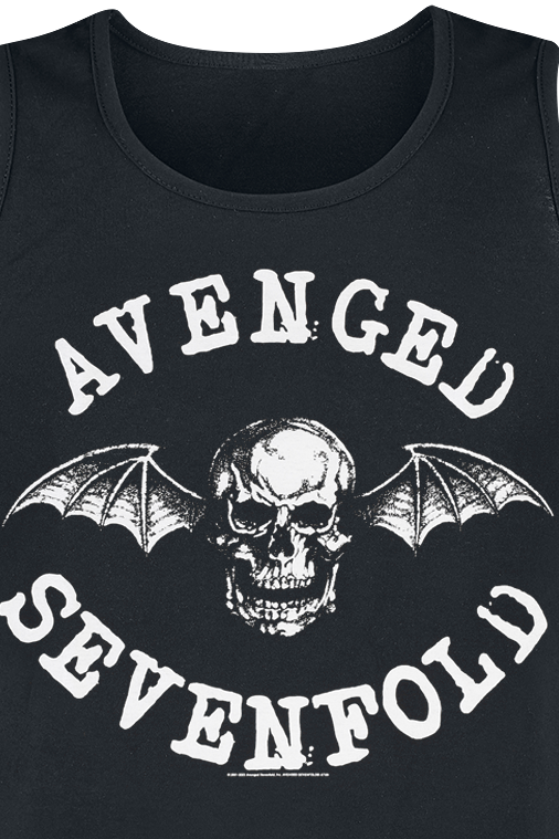 Débardeur  de Avenged Sevenfold - Skull Logo - S à 3XL - pour Homme - noir - Avenged Sevenfold - View 2