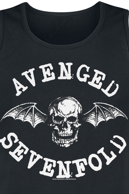 Débardeur  de Avenged Sevenfold - Skull Logo - S à 3XL - pour Homme - noir - Avenged Sevenfold - View 2