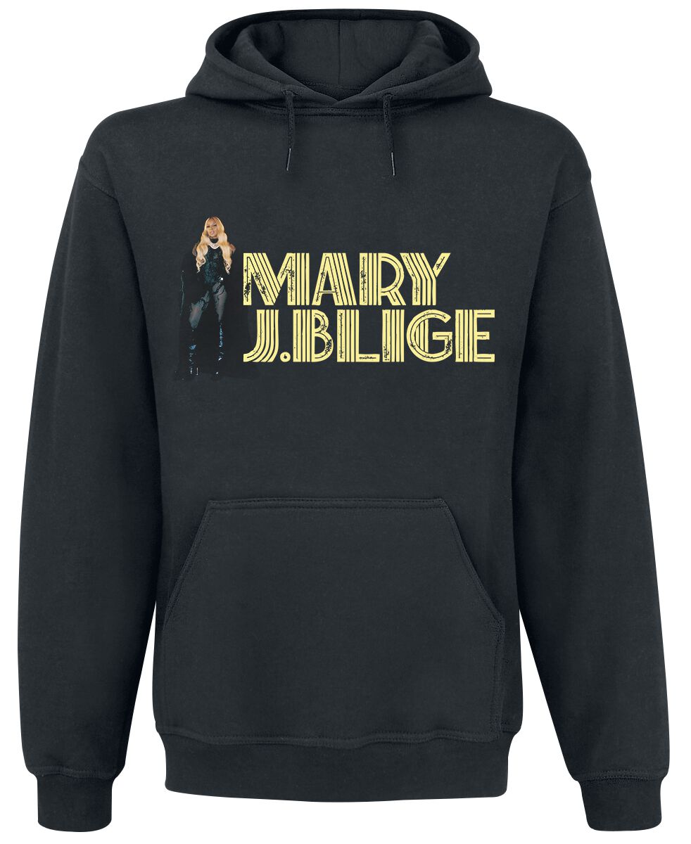 Sweat-shirt à capuche  de Mary J. Blige - Photo Logo - S à 3XL - pour Homme - noir - Mary J. Blige