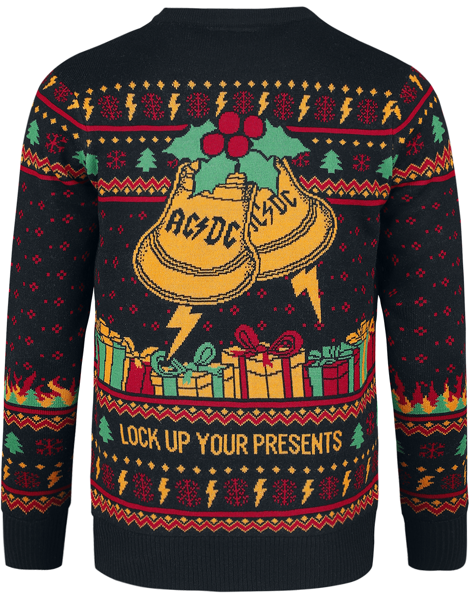 Pull de Noël  de AC/DC - Holiday Sweater - M à 3XL - pour Homme - multicolore - AC/DC - View 2