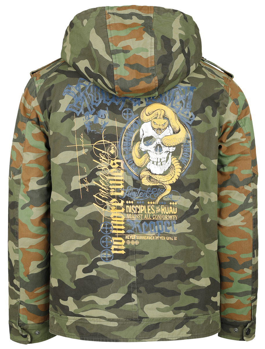 Veste mi-saison  de Rock Rebel by EMP - Veste Militaire Camouflage - S à L - pour Homme - camouflage - Rock Rebel by EMP - View 2