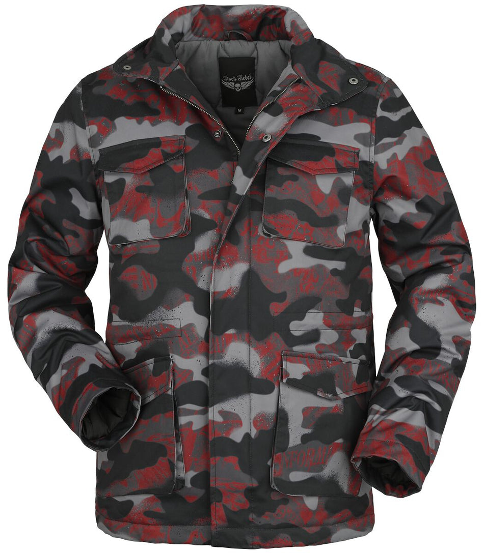 Veste d'hiver  de Rock Rebel by EMP - Manteau d'Hiver Camouflage - S à XL - pour Homme - camouflage - Rock Rebel by EMP