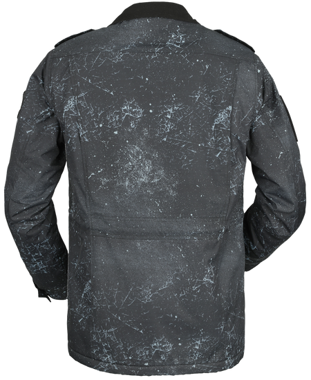 Veste mi-saison  de Rock Rebel by EMP - Veste Mi-Saison avec différents patchs - S à XL - pour Homme - gris - Rock Rebel by EMP - View 2