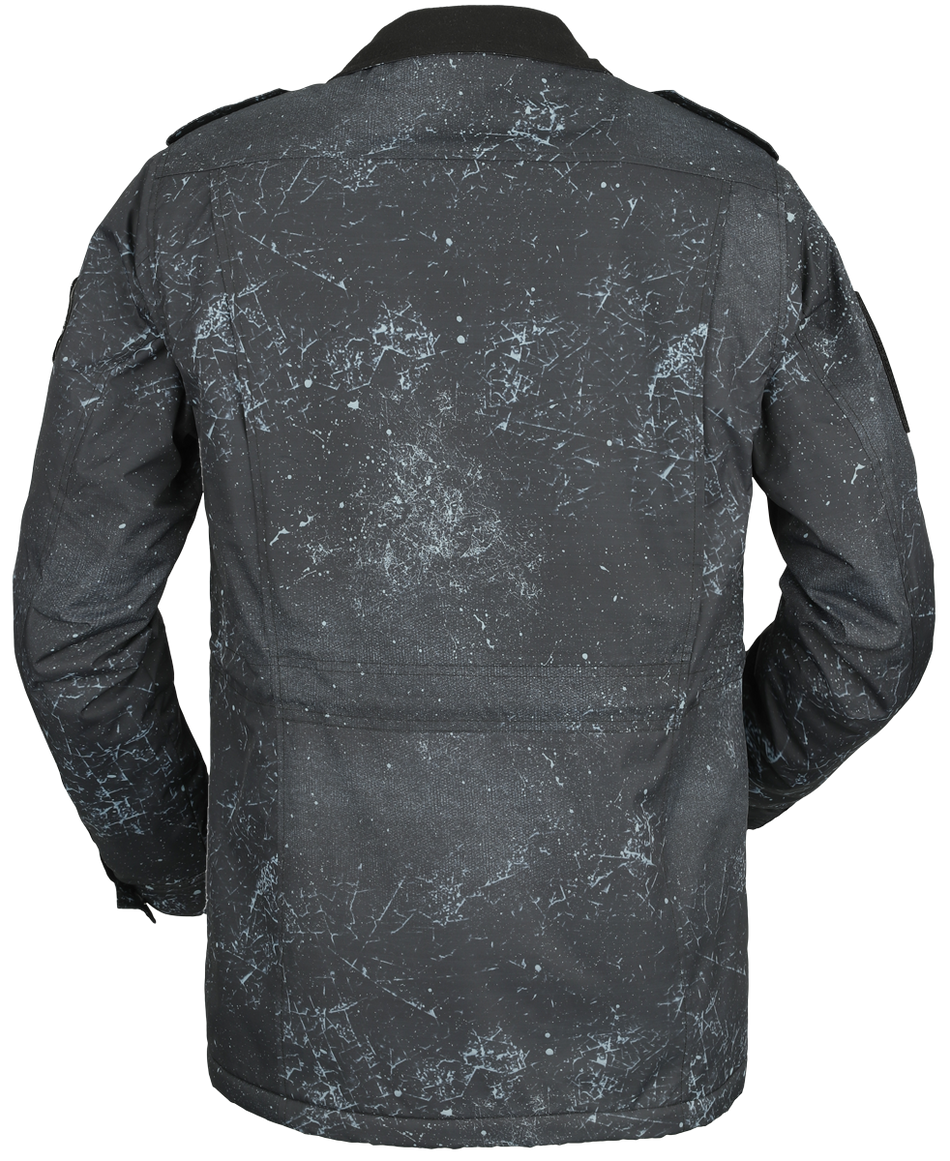 Veste mi-saison  de Rock Rebel by EMP - Veste Mi-Saison avec différents patchs - S à XL - pour Homme - gris - Rock Rebel by EMP - View 2