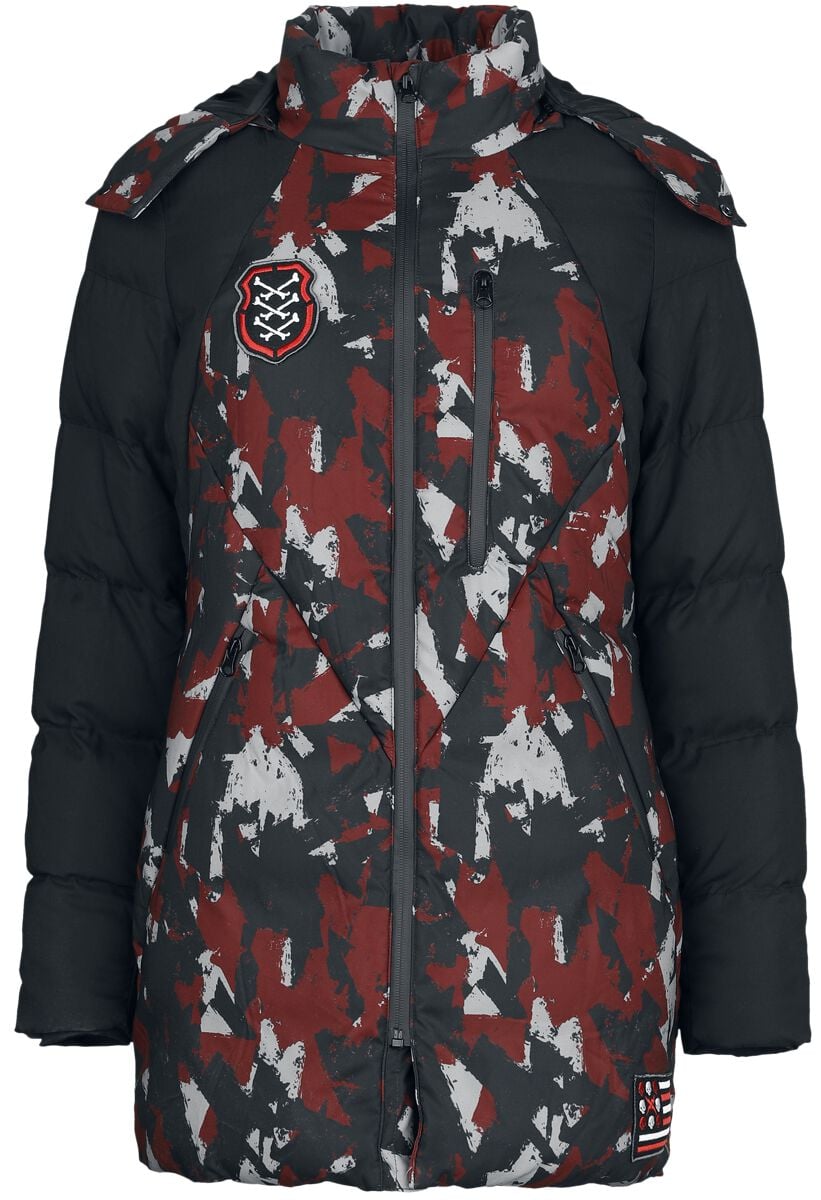 Veste d'hiver  de Rock Rebel by EMP - Manteau d'Hiver Camouflage - S à XXL - pour Femme - camouflage - Rock Rebel by EMP