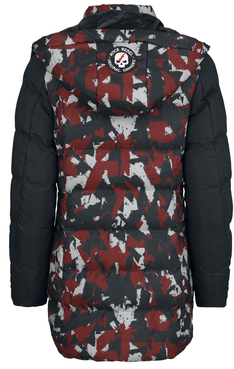 Veste d'hiver  de Rock Rebel by EMP - Manteau d'Hiver Camouflage - S à XXL - pour Femme - camouflage - Rock Rebel by EMP - View 2