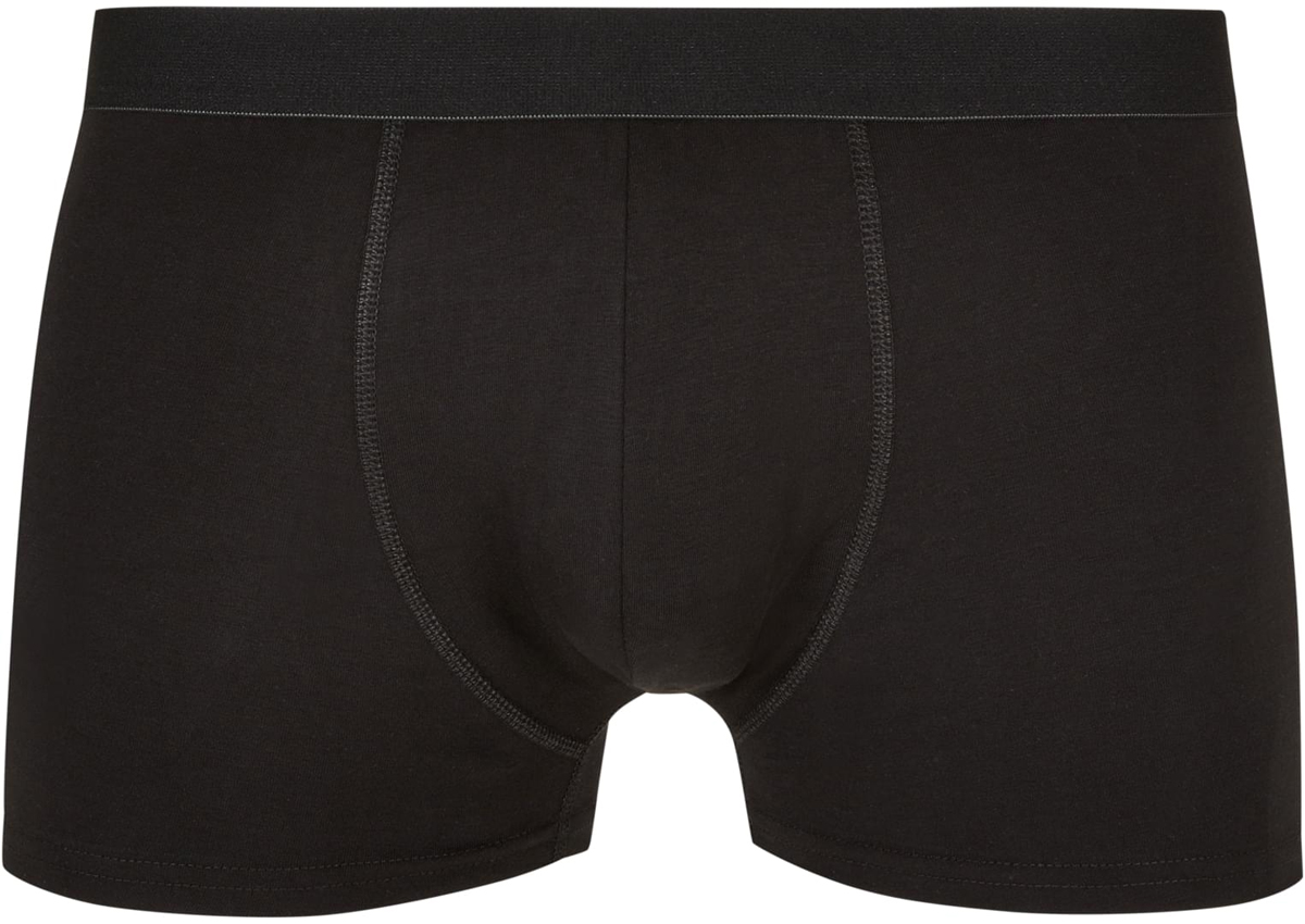 Boxer  de Urban Classics - Short Boxer Coton Organique Uni - Lot De 5 - M à 5XL - pour Homme - noir - Urban Classics - View 2