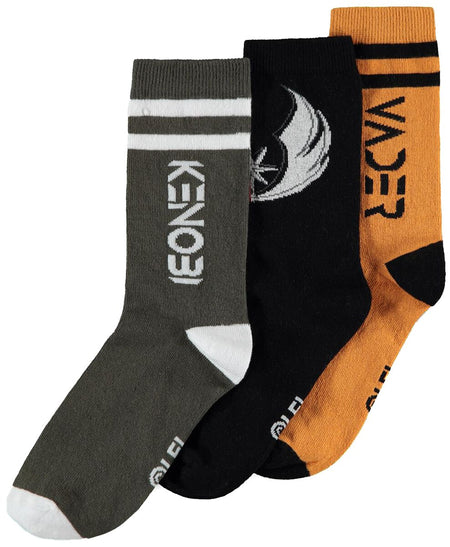 Chaussettes Disney de Star Wars - Obi-Wan - Kenobi - Logo - EU 39-42 - pour Unisexe - multicolore - Star Wars