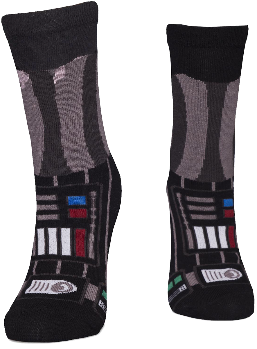 Chaussettes Disney de Star Wars - Dark Vador - Poitrine - EU39-42 à EU 43-46 - pour Unisexe - multicolore - Star Wars - View 2