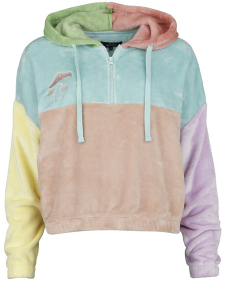 Sweat-shirt à capuche  de Full Volume by EMP - Sweat à capuche brodé - S à XXL - pour Femme - multicolore - Full Volume by EMP