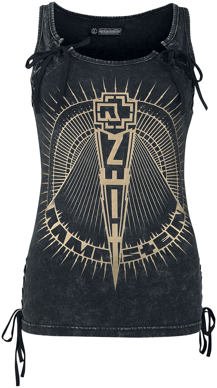 Top  de Rammstein - S à 5XL - pour Femme - gris foncé - Rammstein