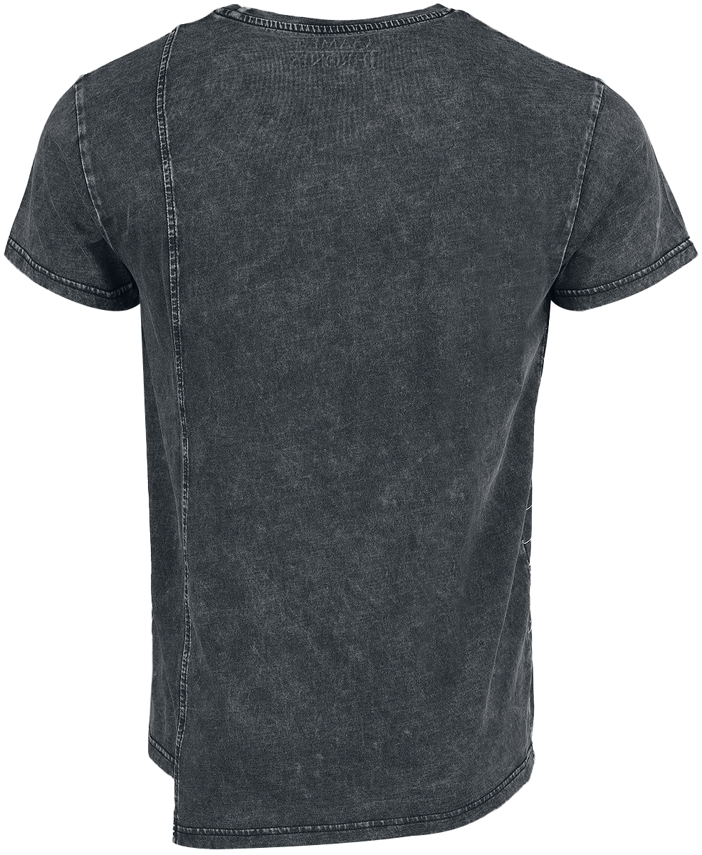 T-Shirt Manches courtes  de Game Of Thrones - La Garde De Nuit - M - pour Homme - anthracite - Game Of Thrones - View 2