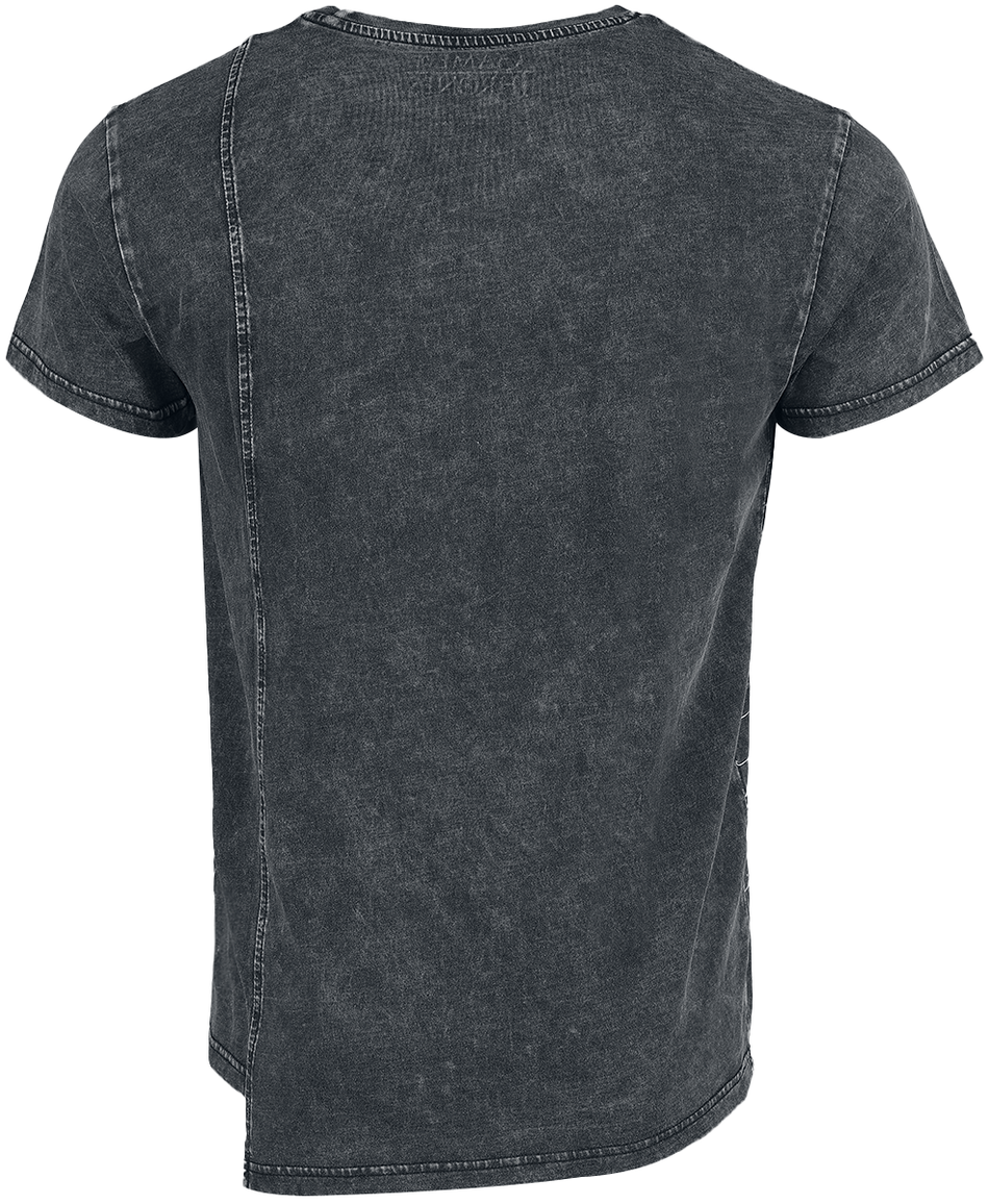 T-Shirt Manches courtes  de Game Of Thrones - La Garde De Nuit - M - pour Homme - anthracite - Game Of Thrones - View 2