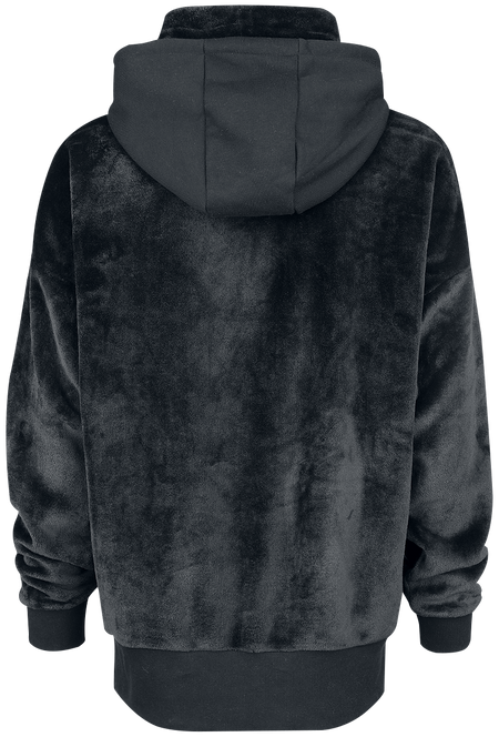 Sweat-shirt à capuche  de Black Premium by EMP - Sweat à capuche fluffy avec col montant - S à XXL - pour Femme - noir - Black Premium by EMP - View 2