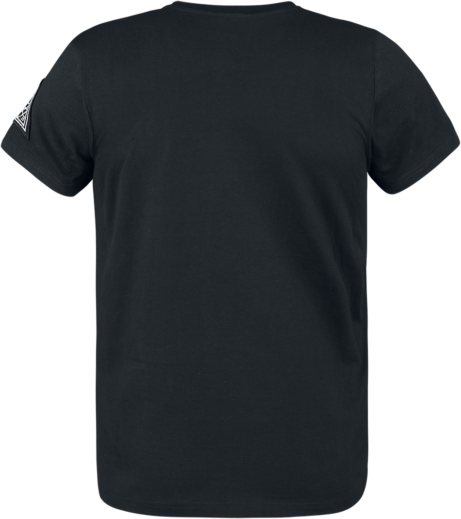 T-Shirt Manches courtes Gothic de Chemical Black - Gunner - Haut Noir - S à 4XL - pour Homme - noir - Chemical Black - View 2