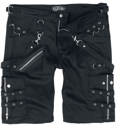 Short Gothic de Vixxsin - Short Edham - 32 à 38 - pour Homme - noir - Vixxsin